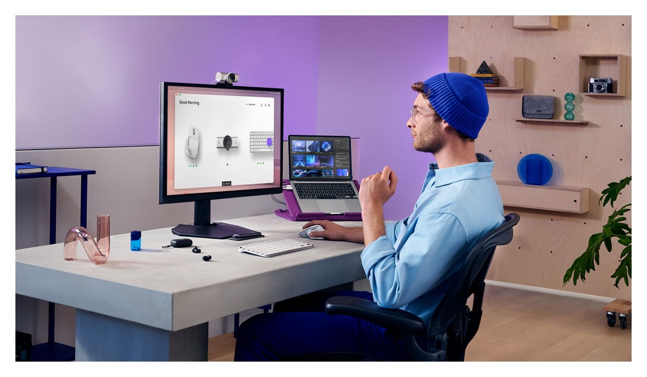 MX Master 3S 8000 DPI Büro Maus Laser  (Grau) 