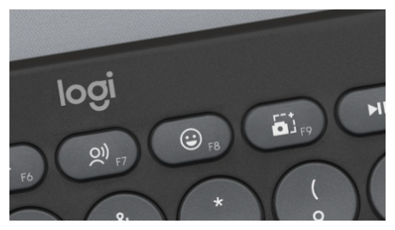Pebble Keys 2 K380s Universal Tastatur Bluetooth  (Graphit) 
