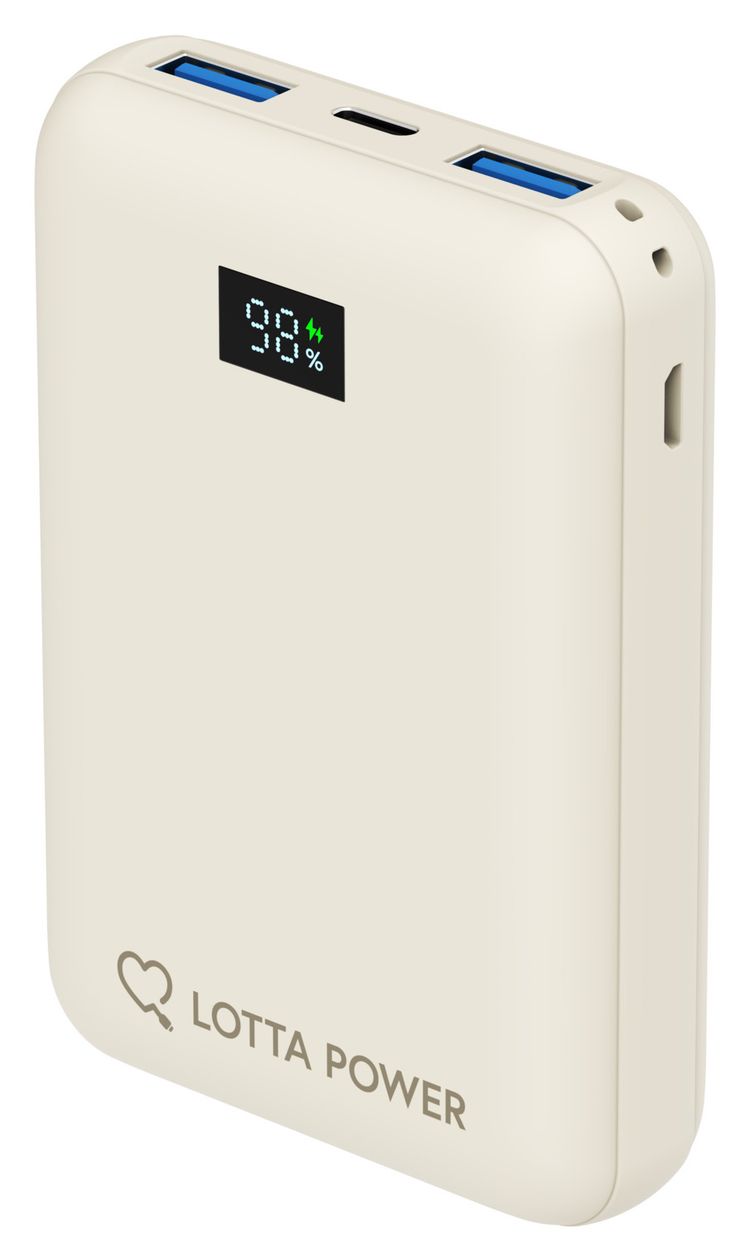 Mini 10000 mAh Powerbank USB Typ-C  (Sand) 