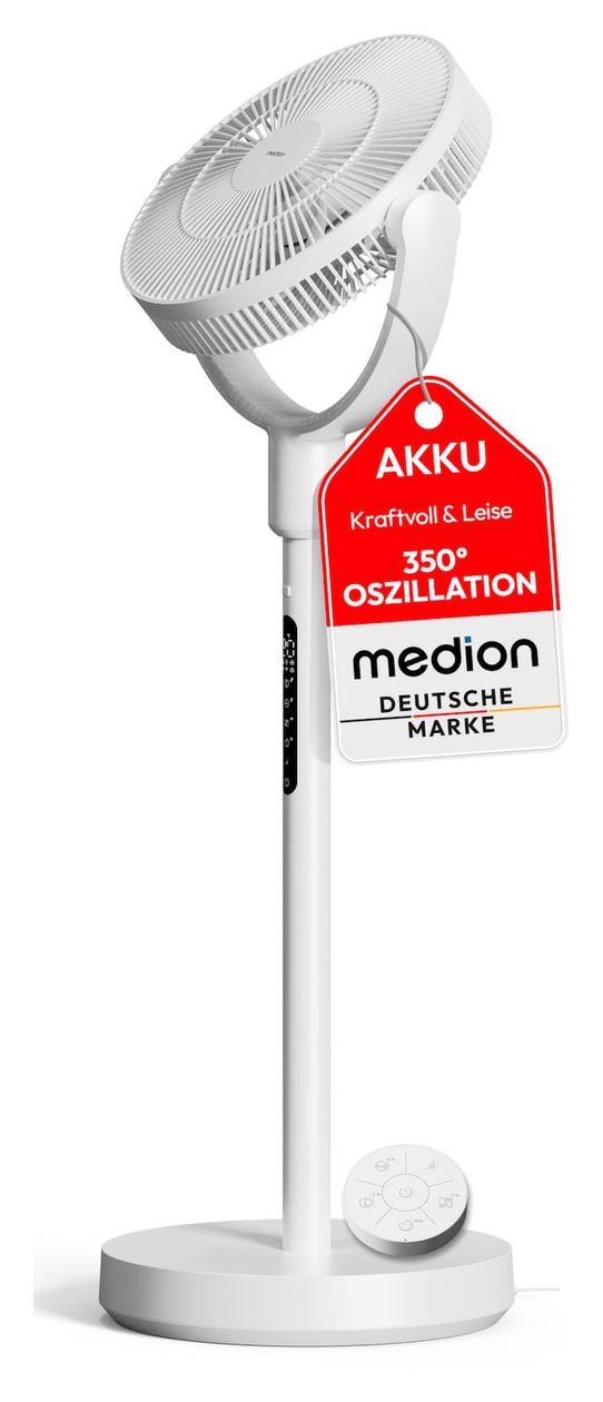 MD 100144 Ventilator Stand 55 dB  (Weiß) 