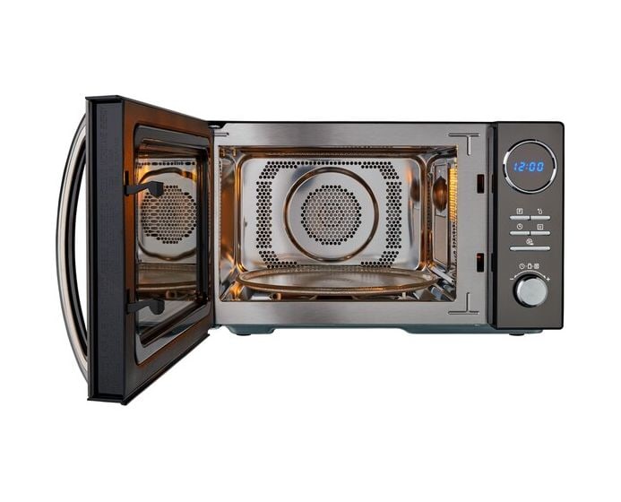 MD11493 Freistehende Mikrowelle 900 W Größe: mittel 5 Stufen Grill  (Schwarz) 