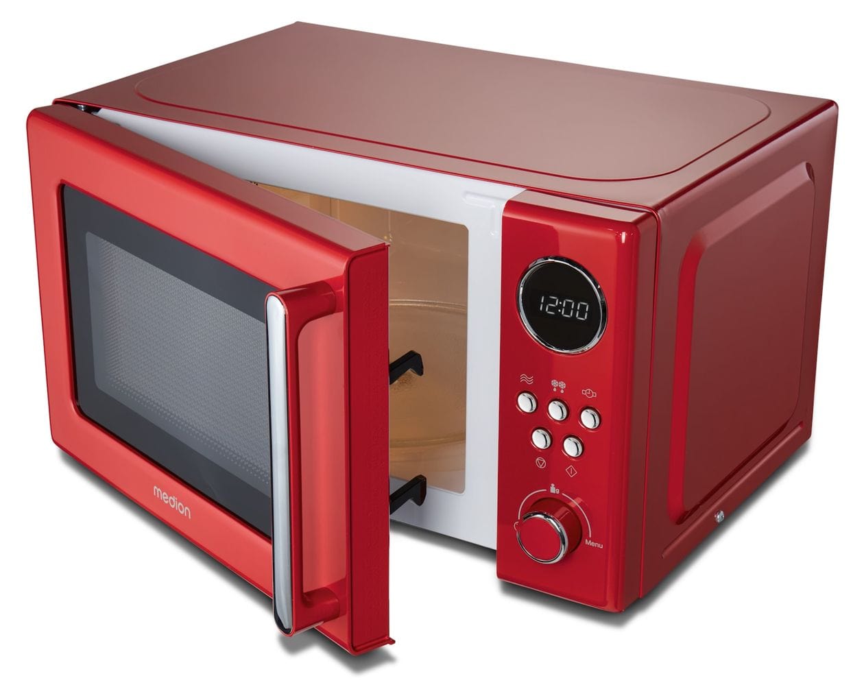 MD15000 Freistehende Mikrowelle 800 W Größe: klein 5 Stufen  (Rot) 
