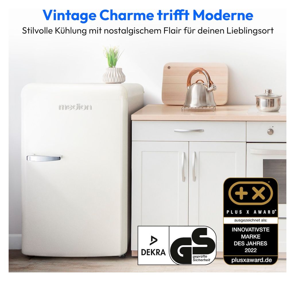 MD37800 91 l Kühlschrank freistehend EEK: E 85 kWh Jahr  (Cremefarben) 