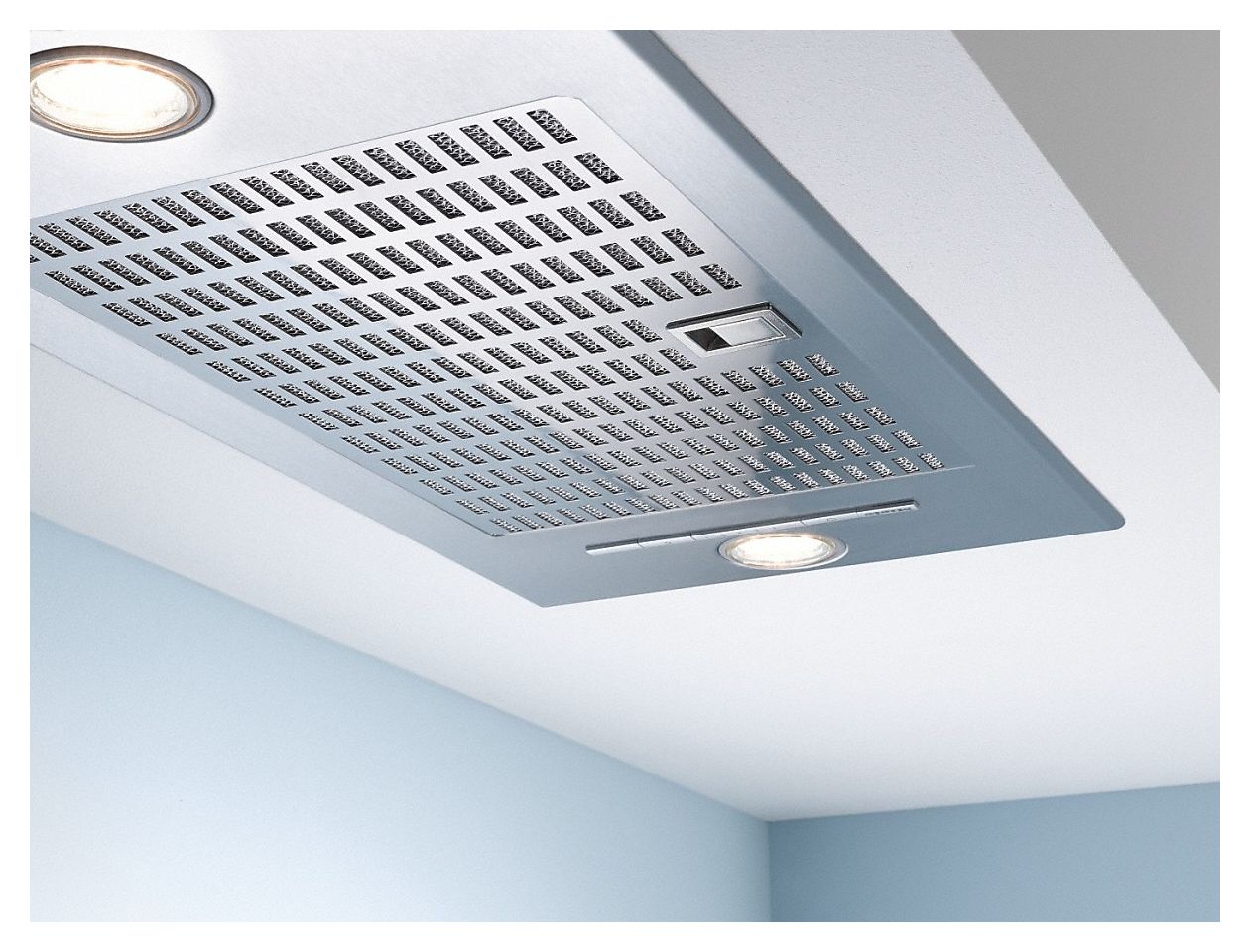 DA2360 Abluft/Umluft Dunstabzugshaube/Esse Unterbau 584 mm (Edelstahl) 