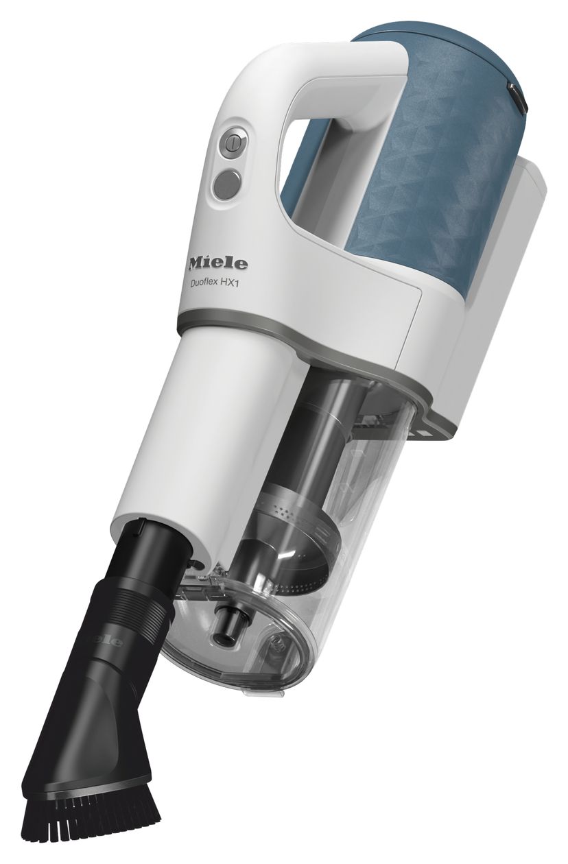 Duoflex HX1 Handstaubsauger Beutellos bis 55 min Laufzeit Hygienefilter  (Blau, Weiß) 