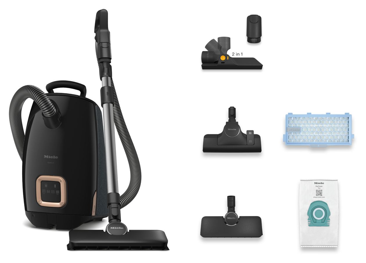 Guard L1 AllFloor Bodenstaubsauger mit Staubbeutel 890 W Miele AirClean Plus  (Schwarz) 