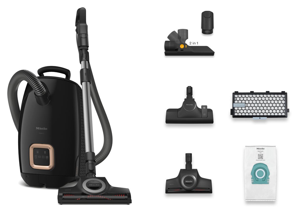 Guard L1 Cat & Dog Bodenstaubsauger mit Staubbeutel 890 W Miele Active AirClean  (Schwarz) 