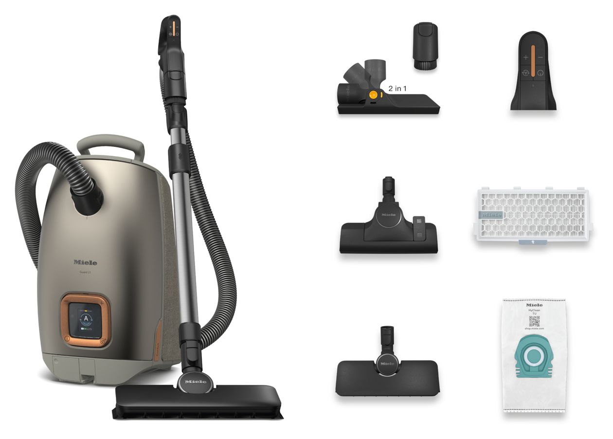 Guard L1 Comfort Bodenstaubsauger mit Staubbeutel 890 W HEPA  (Titan) 