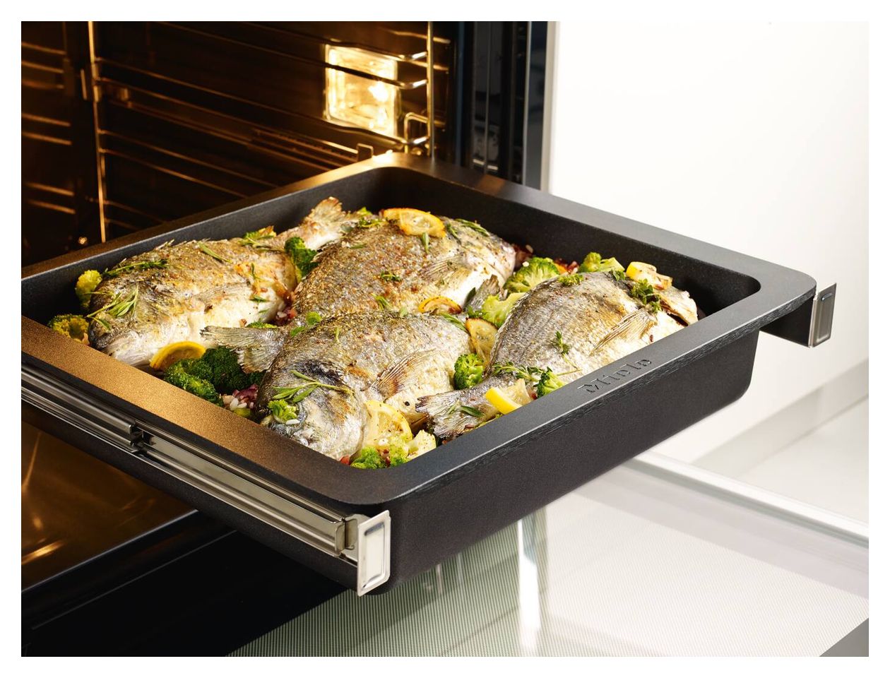 HUB5001XL Gourmet-Bräter induktionsfähig 44,8 x 38,6 x 8,6 cm 