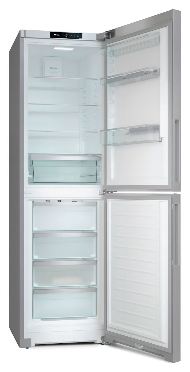 KFN4393DD 227 l / 132 l Kühl-Gefrierkombi freistehend NoFrost 210 kWh Jahr  (Silber) 