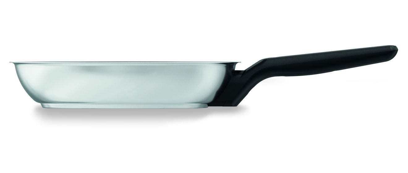 KMBP8528 M Sense Bratpfanne (28 cm) mit Antihaftbeschichtung  (Edelstahl, Schwarz) 