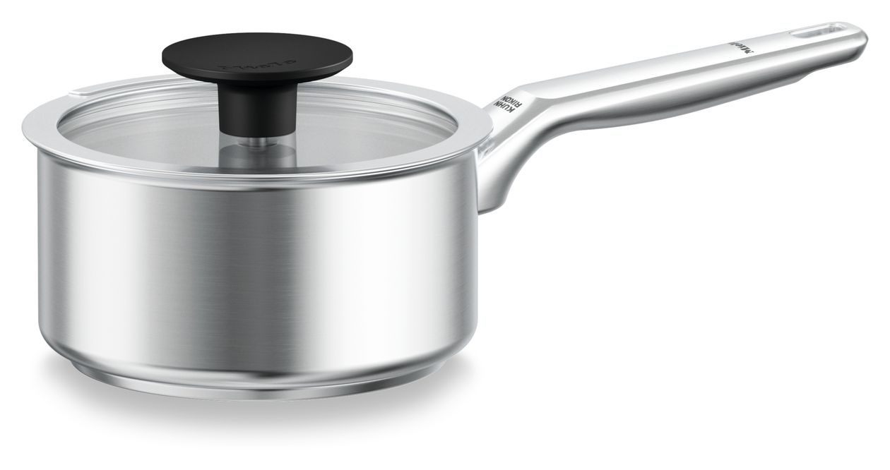 KMST-16153 Stieltopf (16 cm / 1,5 L) Rund Edelstahl beschichtet 