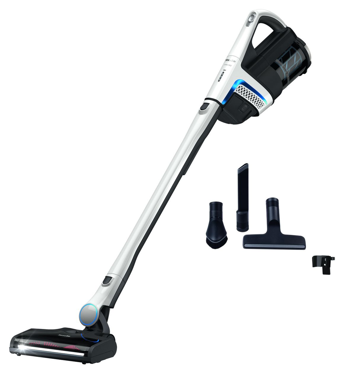 Triflex HX2 Blue Pulse Handstaubsauger Beutellos bis 60 min Laufzeit 25,2 V Hygienefilter  (Blau, Weiß) 