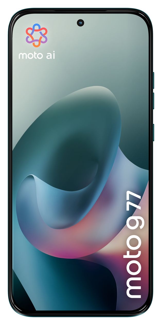 Moto G77 256 GB 5G Smartphone 17,3 cm (6.8 Zoll) 2,5 GHz Android 108 MP Dual Kamera Dual Sim WiFi 5 (PANTONE Shaded Spruce) 