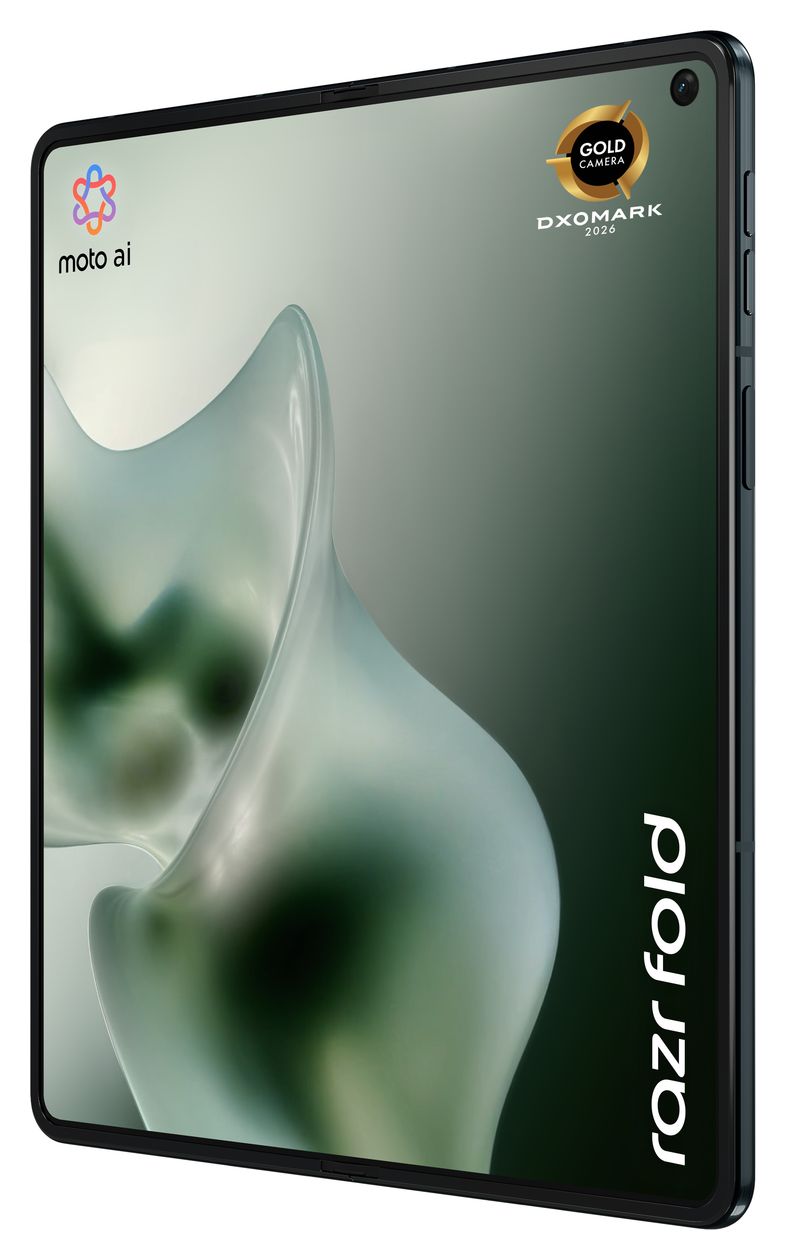 Razr Fold 512 GB 5G Smartphone 20,6 cm (8.09") 3,8 GHz Android 50 MP Dreifach Kamera Dual Sim WiFi 7 (PANTONE Blackened Blue) 