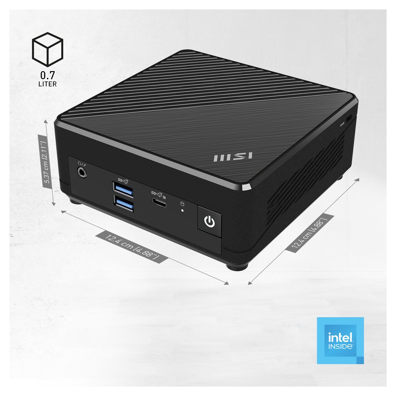 Cubi N ADL-007DE Mini-PC Intel® N 4 GB Ram 128 GB SSD Windows 11 Pro intern 