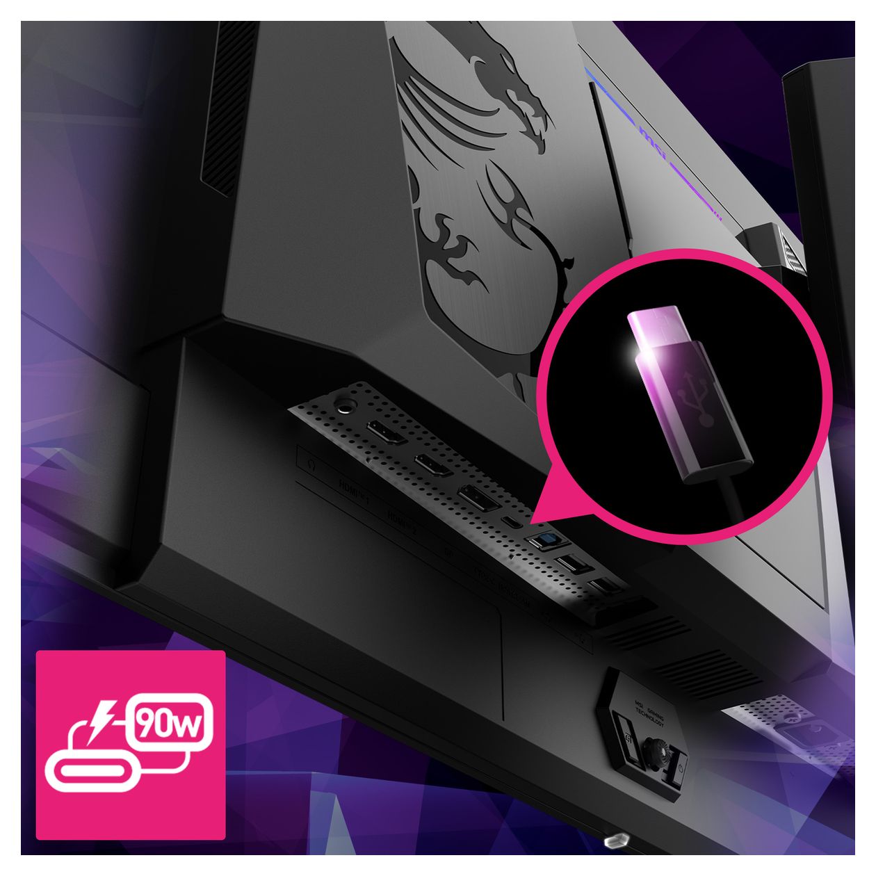 MPG 321URXDE QD-OLED 4K Ultra HD Monitor 80 cm (31.5 Zoll) 16:9 1 ms 250 cd/m²  (Schwarz) 