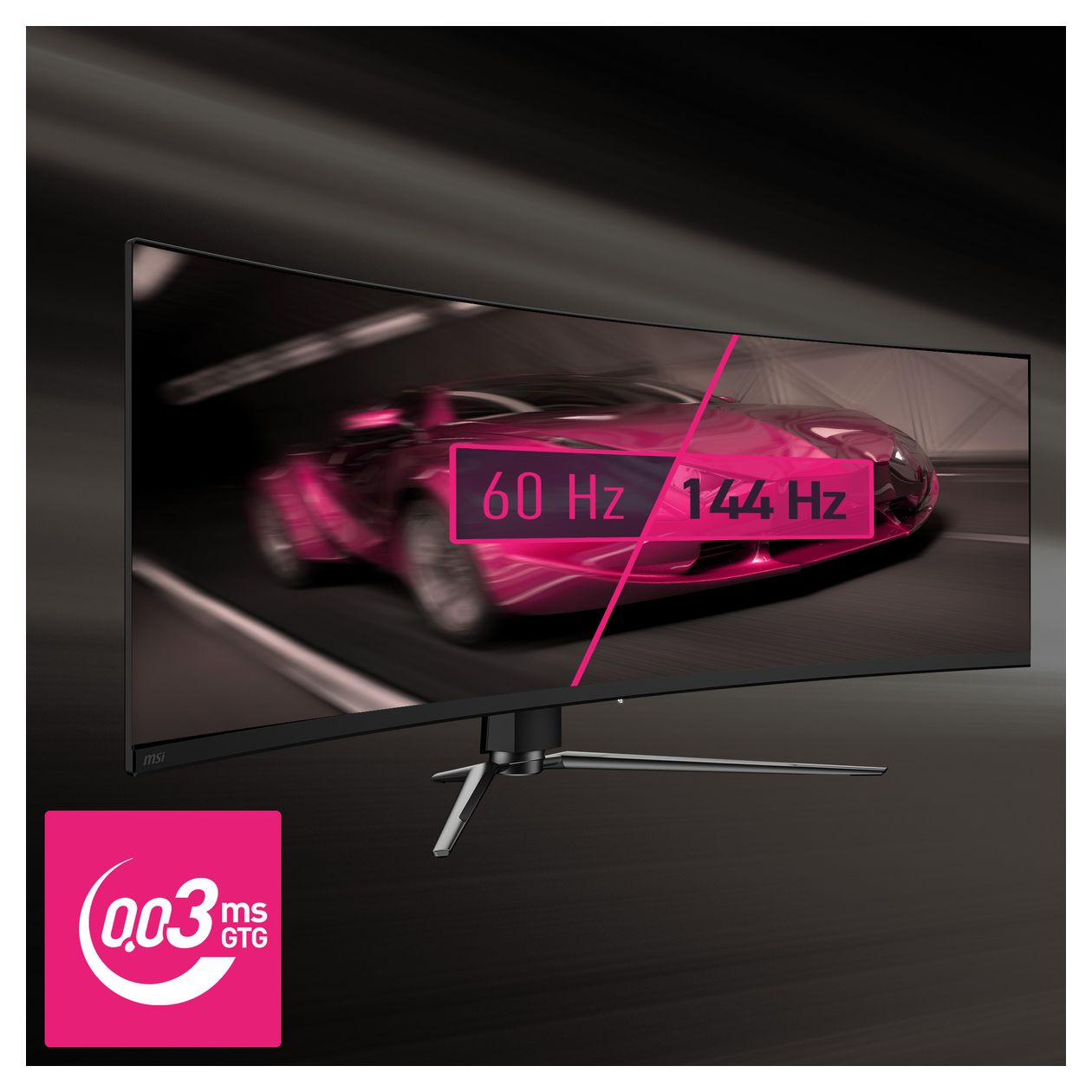MPG 491CQPDE QD-OLED Quad HD Monitor 124,5 cm (49 Zoll) 32:9 0,03 ms 250 cd/m²  (Schwarz) 