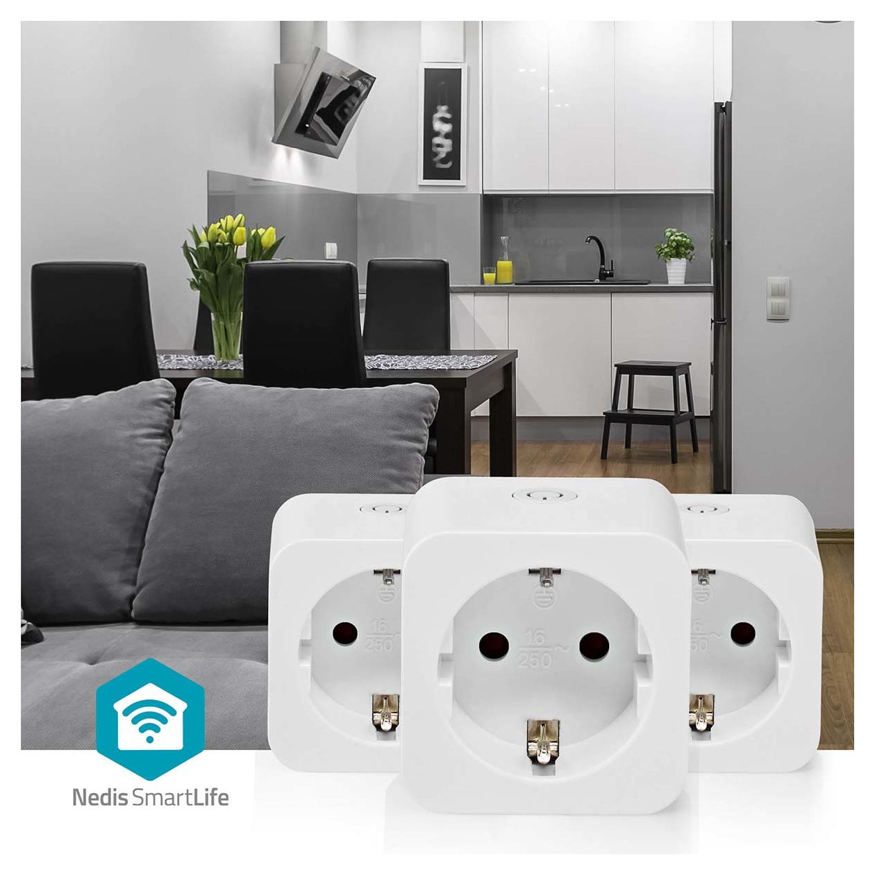 WIFIP121FWT3 Schaltbare WLAN Steckdose 3 Stück 