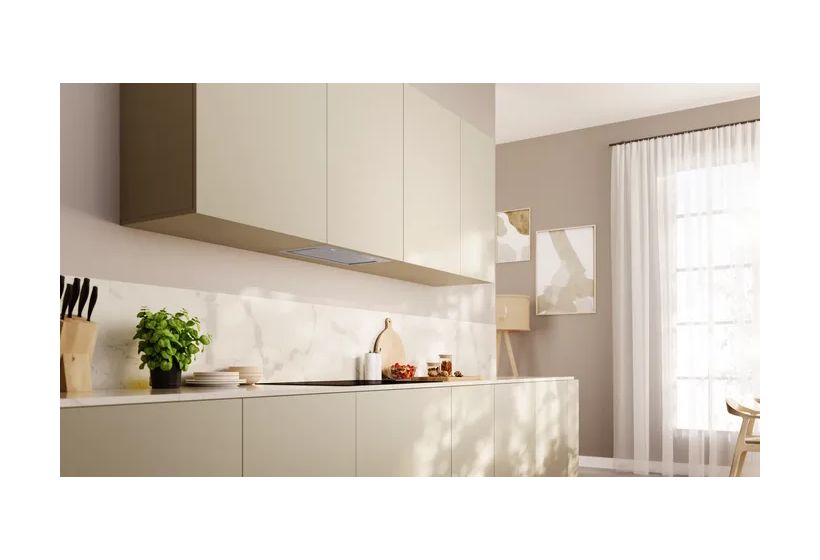 N70 D54NAC1N0 Abluft/Umluft Dunstabzugshaube/Esse Unterbau 52 cm (Silber) 
