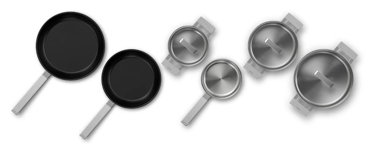 Neff Z9406SE0 Pro Induction Kochgeschirr-Set 6-teilig Kapselboden mit Aluminiumkern 