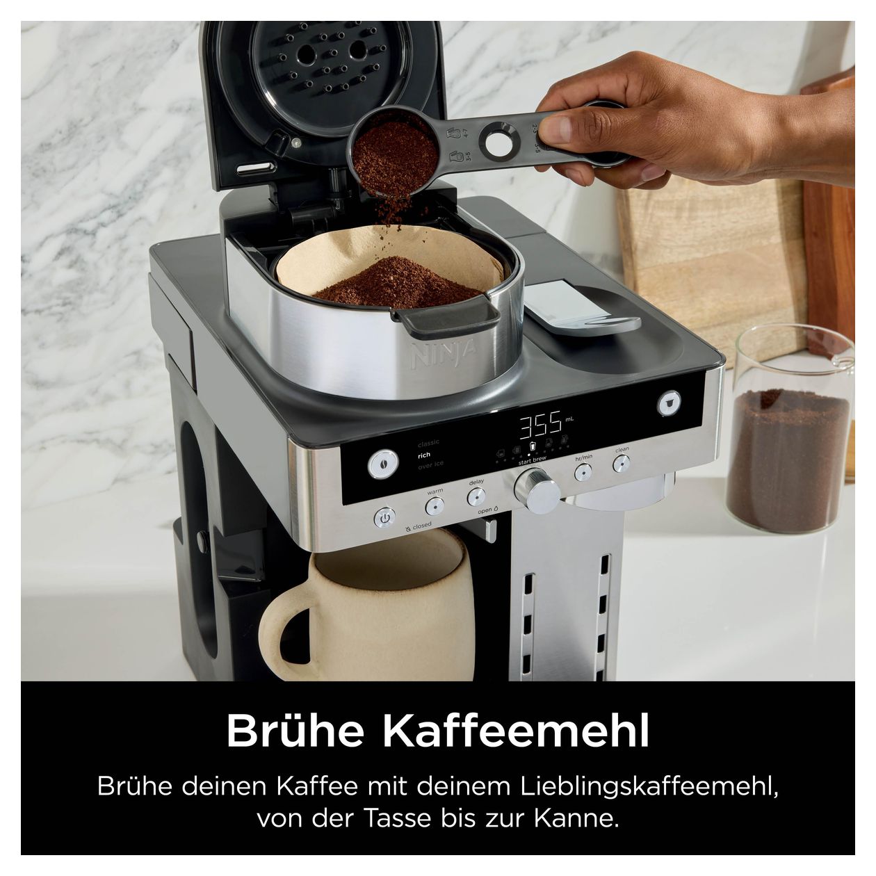 CFN802EU Filterkaffeemaschine 1,8 l  (Schwarz) 