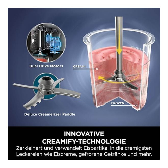 NC502EU Creami Deluxe 0,709 l Eismaschine 800 W 