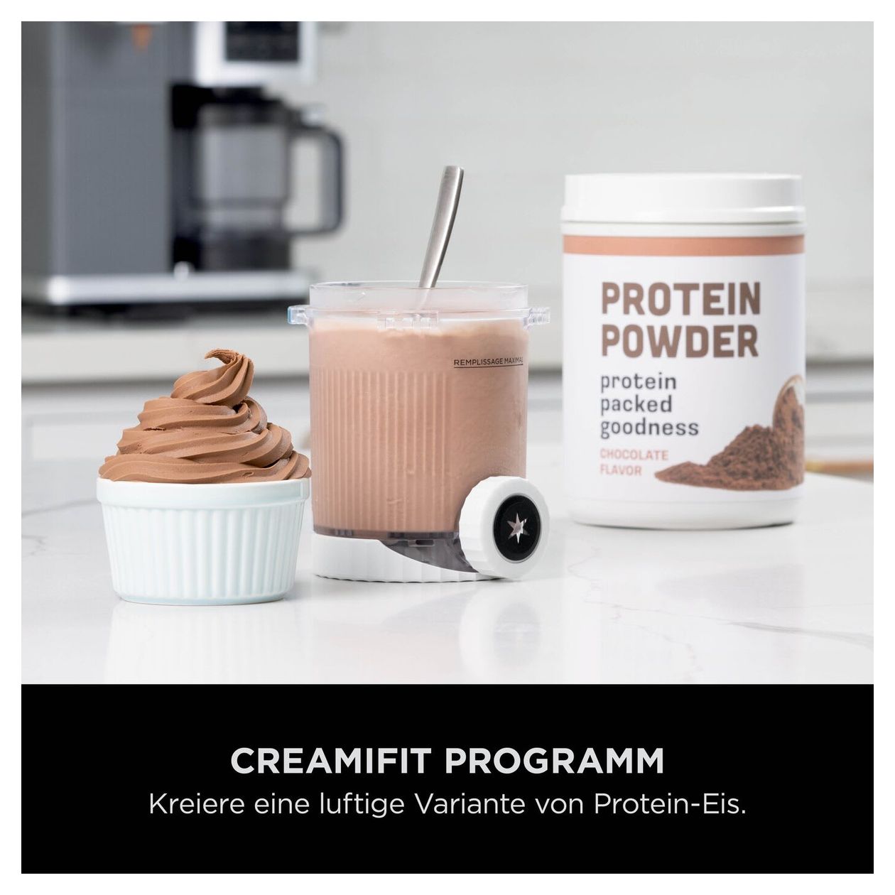NC701EU Creami Swirl 0,48 l Eismaschine 800 W 