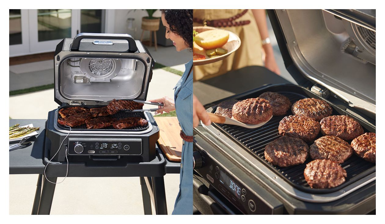 OG850EU Woodfire Pro XL Outdoor Grill und Smoker 1 Zone(n) 1700 W  (Schwarz, Grau) 