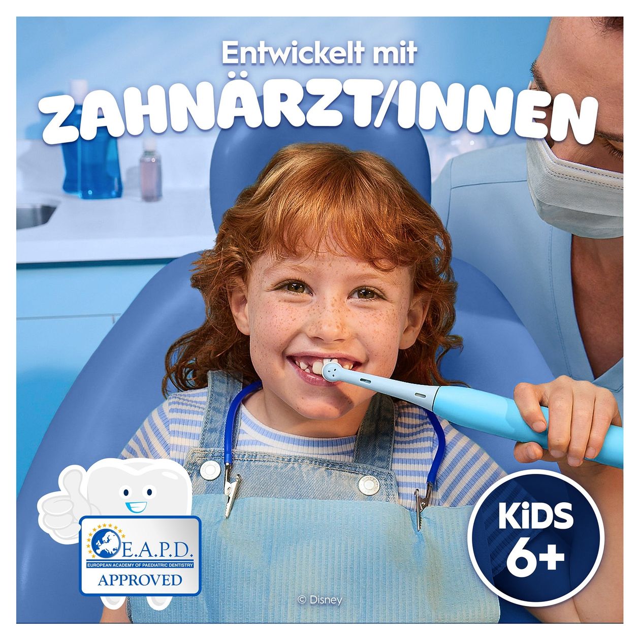 iO Kids 6+ Disney Stitch Rotierende Zahnbürste für Kinder  (Blau) 