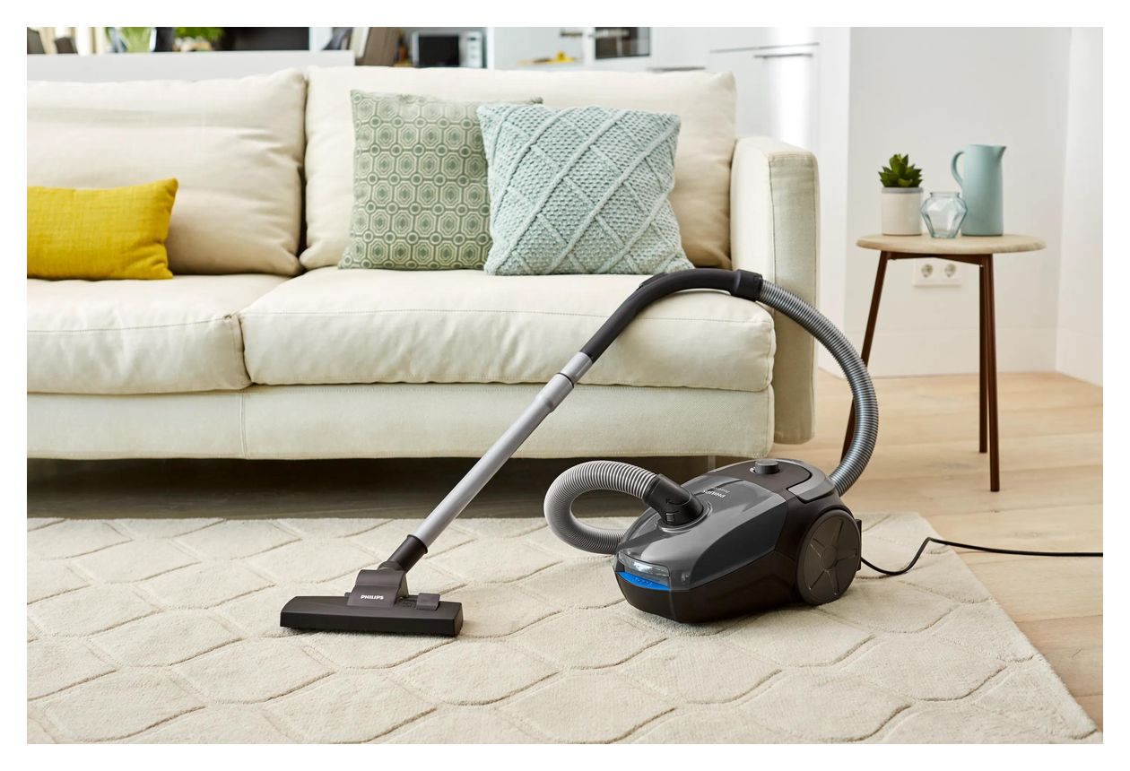 2000 series FC8244/09 Bodenstaubsauger mit Staubbeutel 900 W HEPA (Cashmere Grey) 