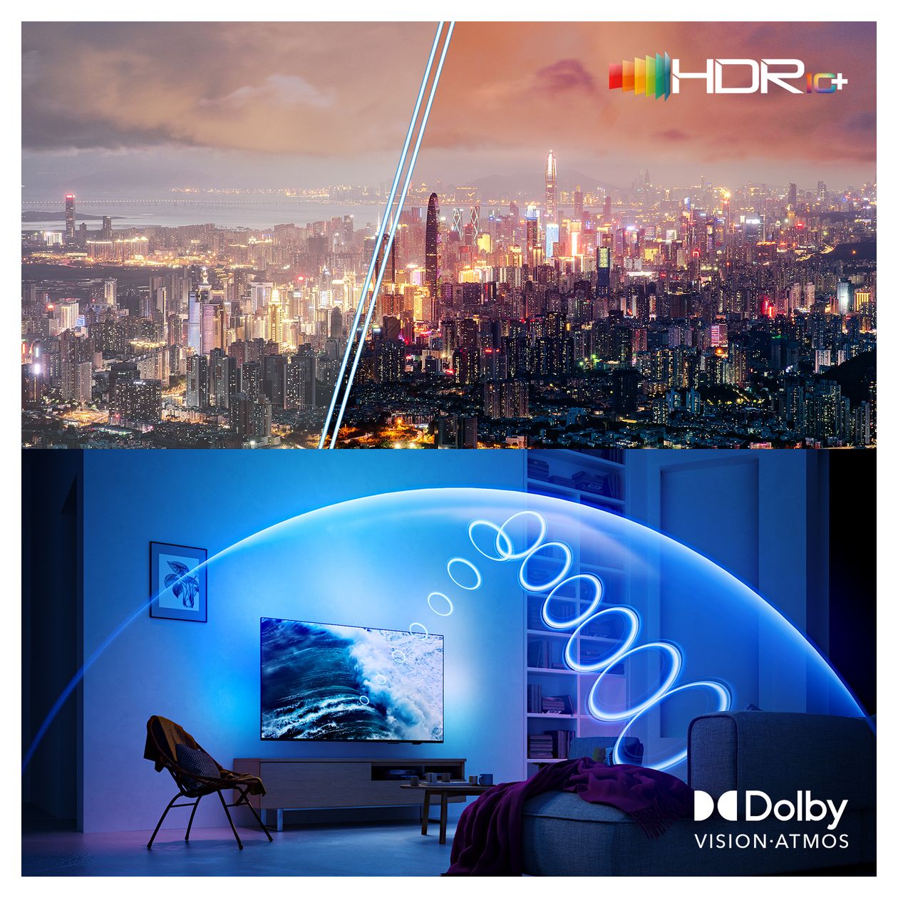 65OLED910/12 OLED 165,1 cm (65 Zoll) Fernseher 4K Ultra HD 2k24 Sound Engine VESA 300 x 300 mm  (Metallisch) 