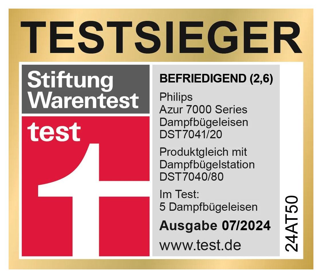 7000 Series DST7041/20 50 g/min Trocken- & Dampfbügeleisen 