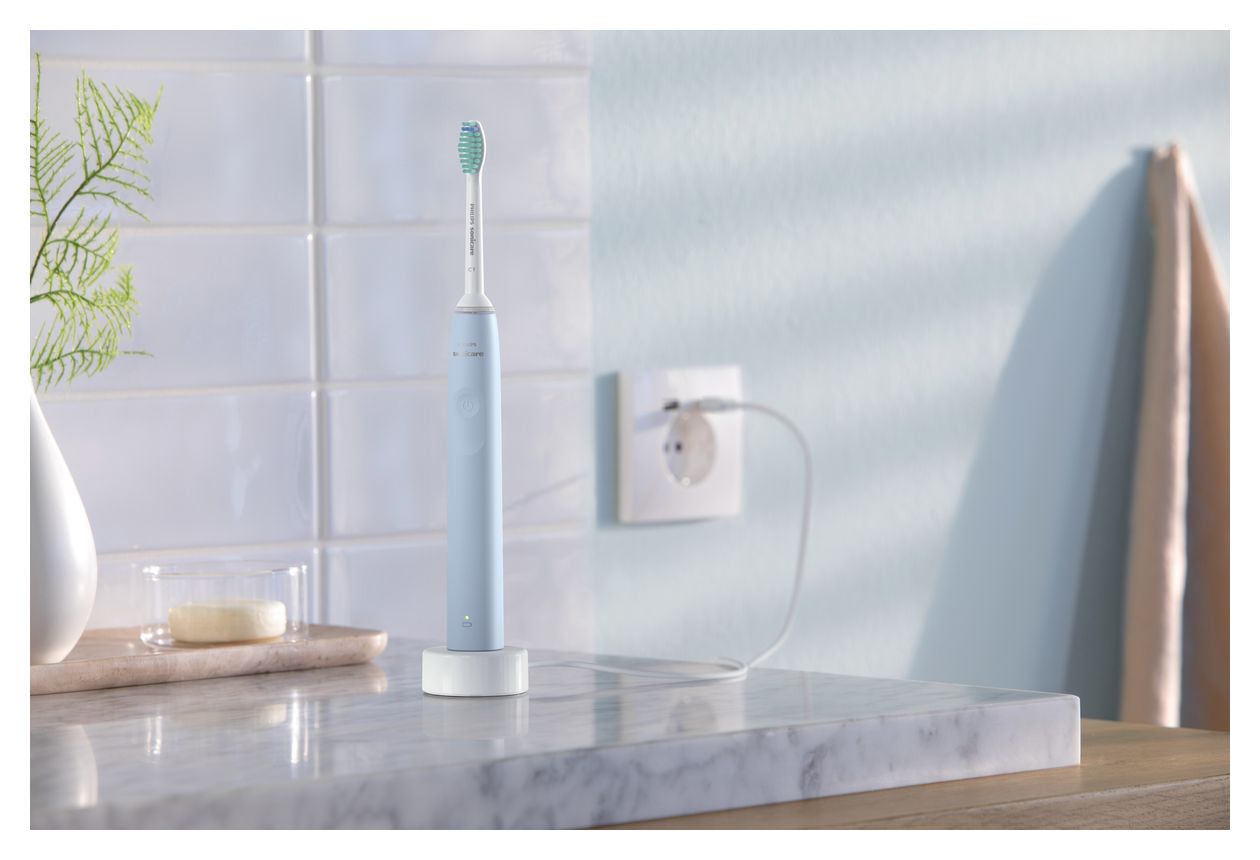 HX3651/12 Sonicare 2100 Series Schall-Zahnbürste für Erwachsene  (Blau, Weiß) 