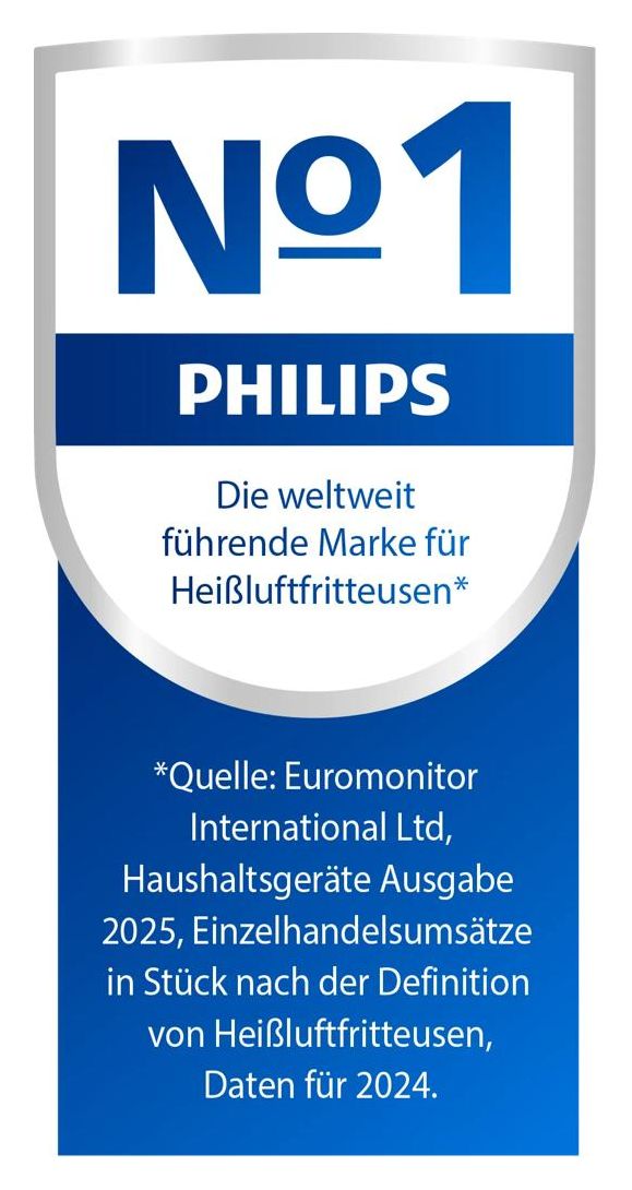 Series 5000 NA551/00 Doppel Heißluftfritteuse 9 l 2750 W  (Schwarz, Silber) 