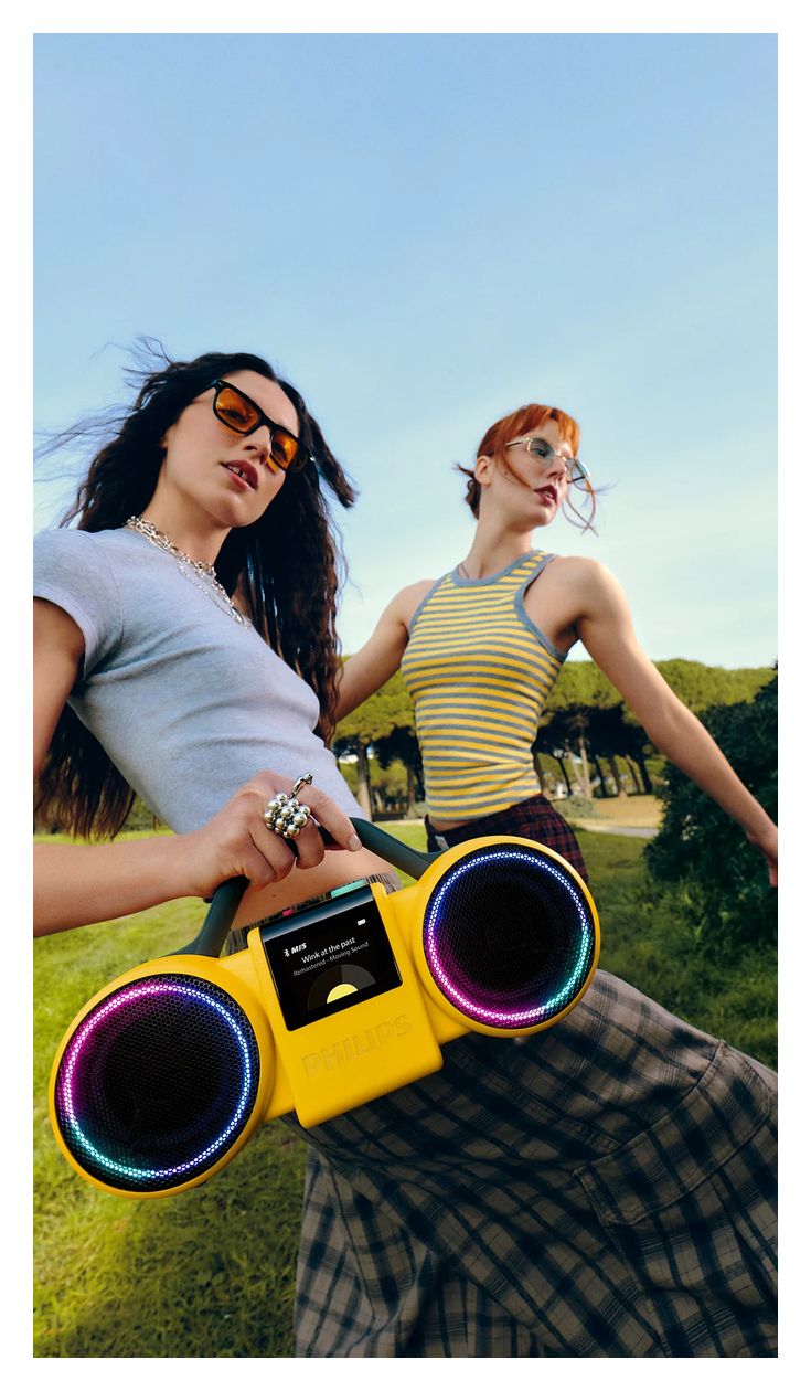 TAMS60 The Roller 60 W Bluetooth Lautsprecher IP67 Laufzeit bis 24 h  (Gelb) 