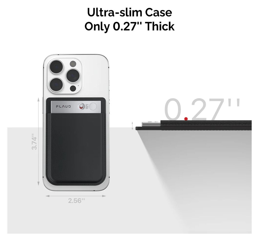 Note Magnetic Case für Diktiergerät  (Schwarz) 