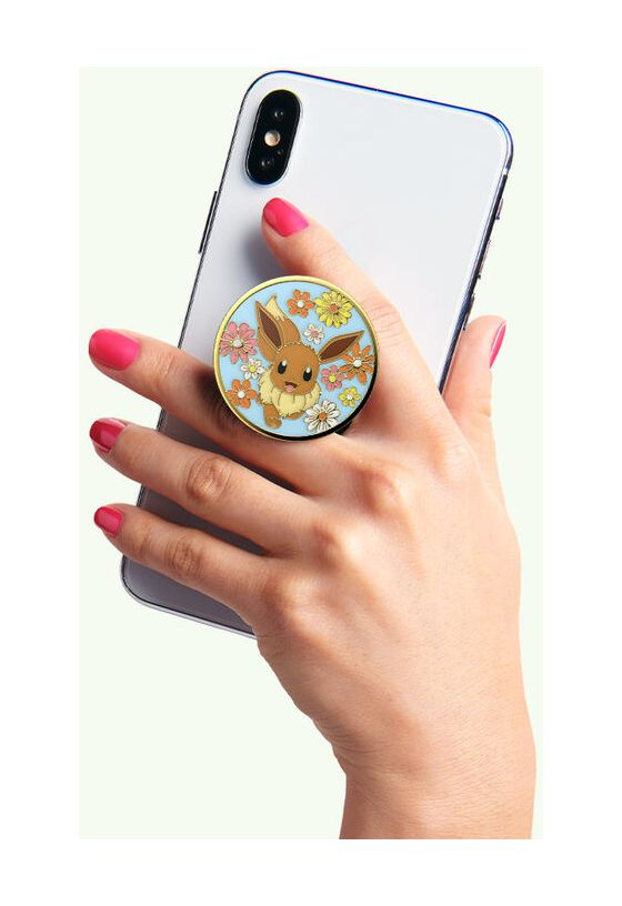 PopGrip Enamel Floral Eevee Fingerring für Jede Marke  (Mehrfarbig) 