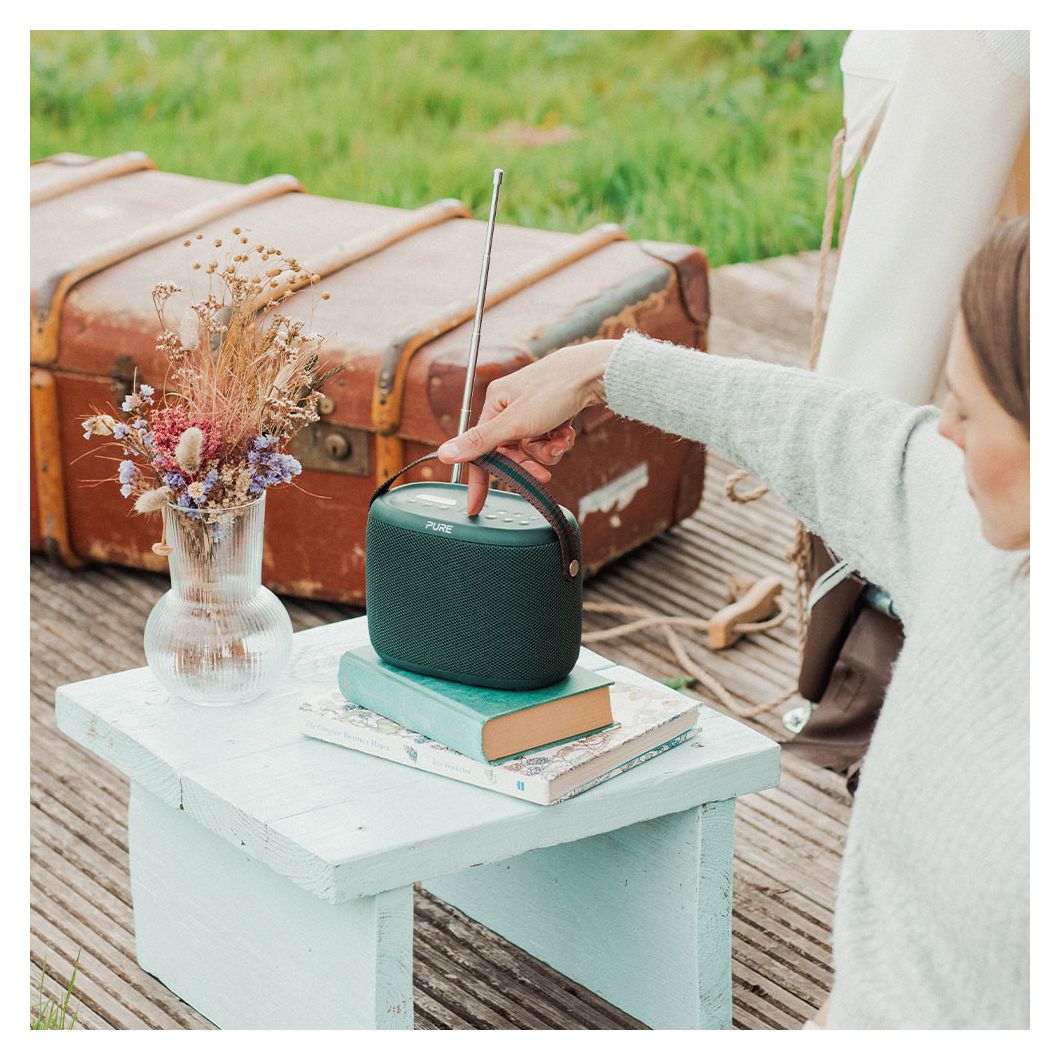 Classic C-D6i Bluetooth DAB+, FM Radio Tragbar Wasserfest IP67  (Grün) 