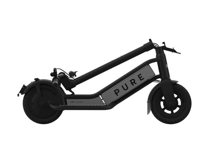 Escape Suspension E-Scooter 75 km Reichweite  (Schwarz) 