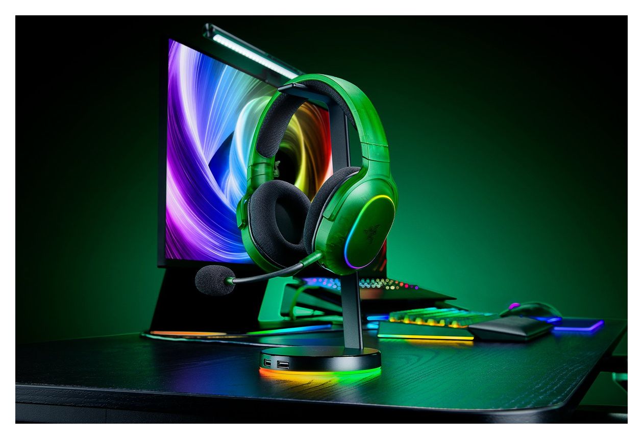 Barracuda X Chroma Over Ear Bluetooth Kopfhörer kabellos 70 h Laufzeit  (Grün) 