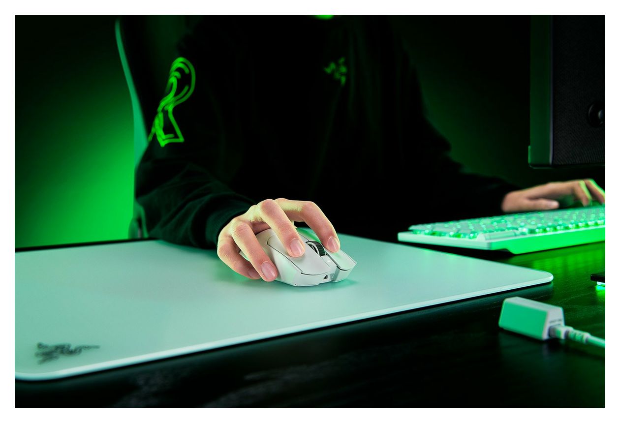 Viper V3 Pro 35000 DPI Gaming Maus Optisch  (Weiß) 