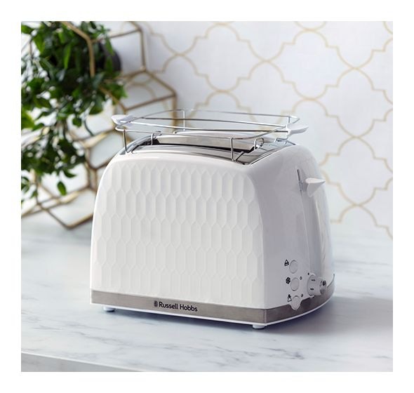 26060-56 Honeycomb Toaster 850 W 2 Scheibe(n) 6 Stufen  (Weiß) 