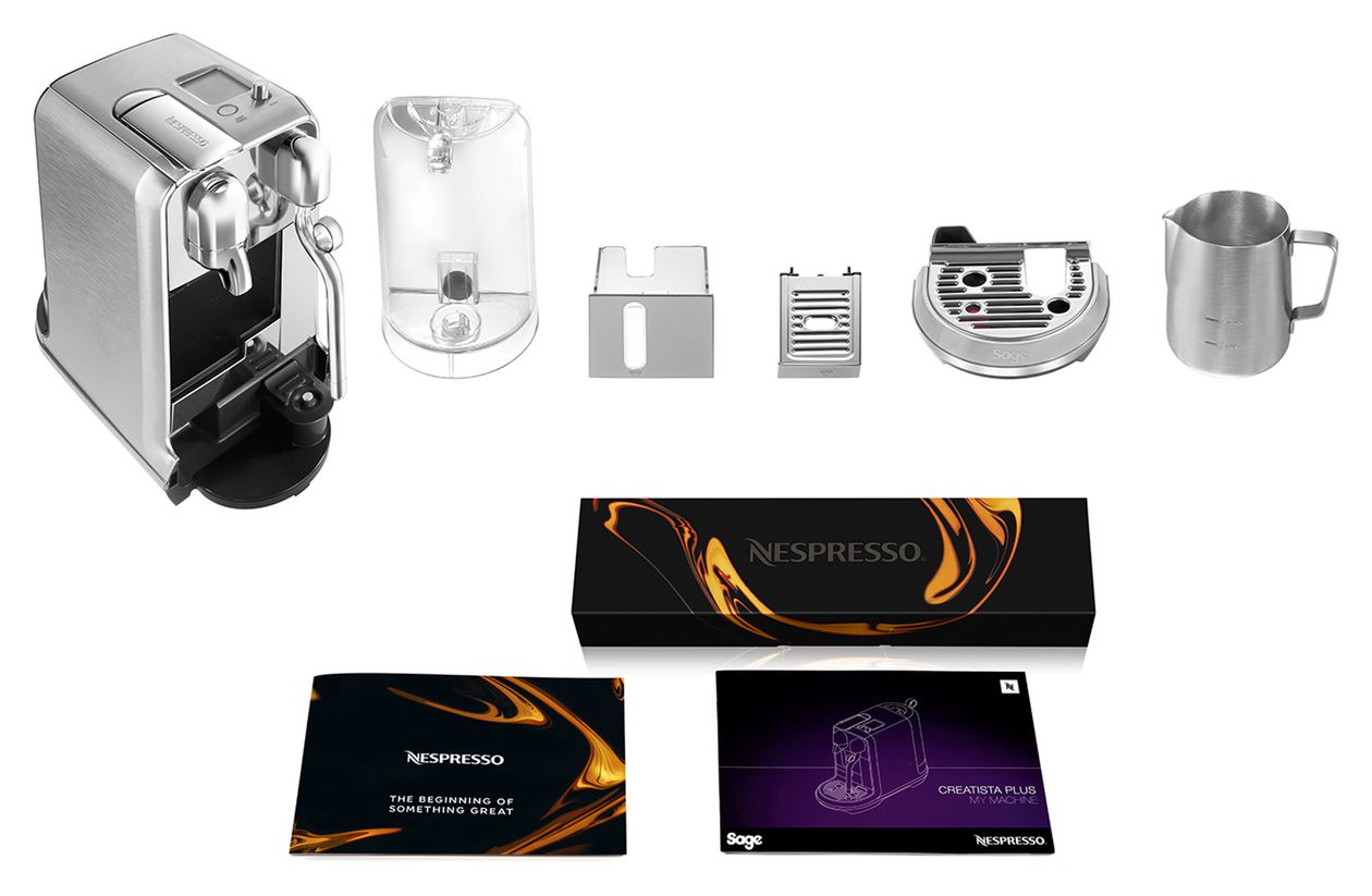 Creatista Plus Nespresso Kapselmaschine 19 bar 1,5 l  (Silber) 