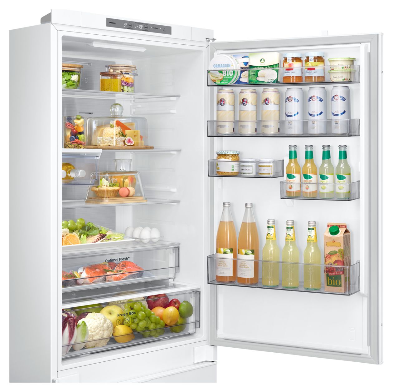 BRB38G705DWW 289 l / 100 l Einbau Kühl-/Gefrierkombination 206 kWh NoFrost 