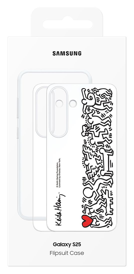 FlipSuit Case Cover für Samsung Galaxy S25  (Mehrfarbig, Weiß) 