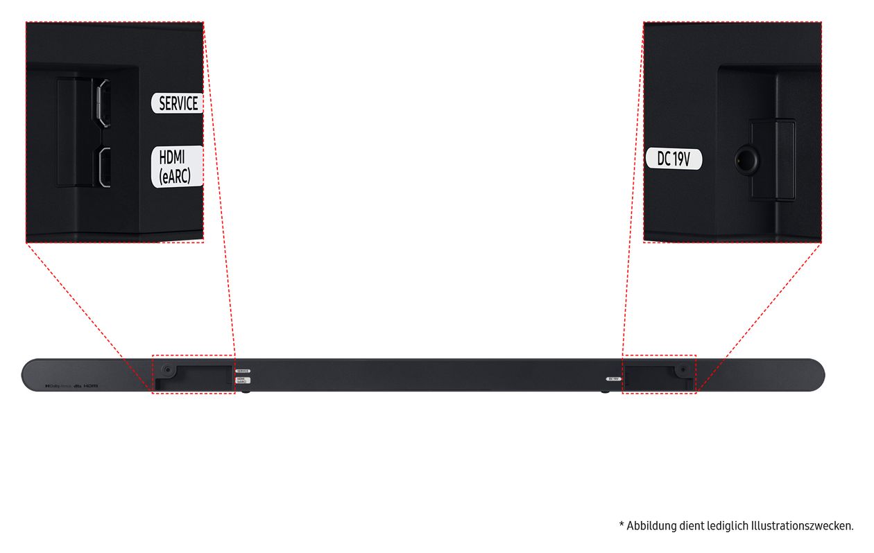 HW-S710GD Soundbar 250 W 3.1 Kanäle  (Schwarz, Titan) 