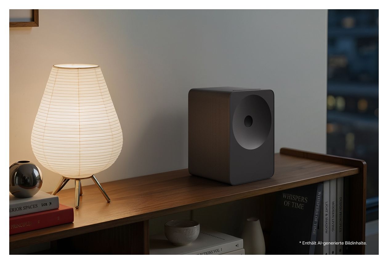 Music Studio 7 HW-LS70H/ZG Wlan Lautsprecher mit Bluetooth  (Schwarz) 