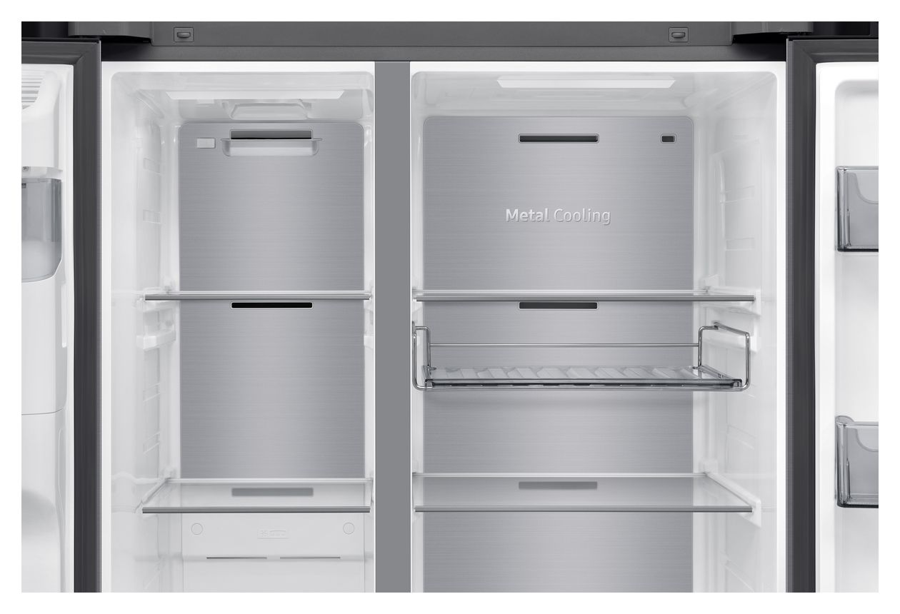 RS90F65EDT Side-by-Side Kühl-/ Gefrierkombination 420 l / 220 l 349 kWh 1784 mm x 912 mm  (Edelstahl) 