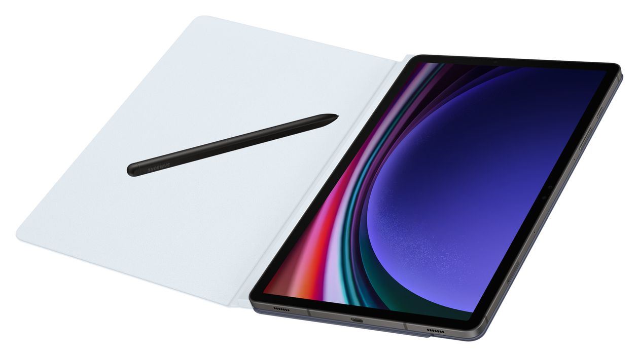 Smart Book Cover Folio für Samsung Galaxy Tab S9, Galaxy Tab S9 FE, Galaxy Tab S10 FE, Galaxy Tab S10 Lite bis 27,9 cm (11") Kratzresistent (Blau) 